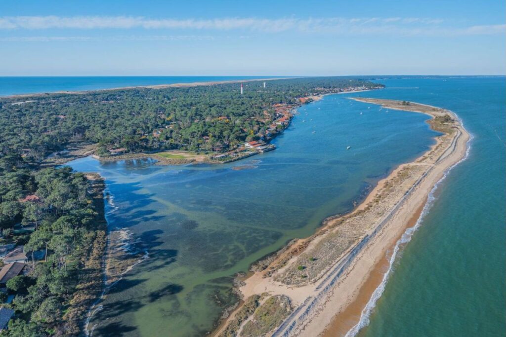 Vue de haut du Cap Ferret