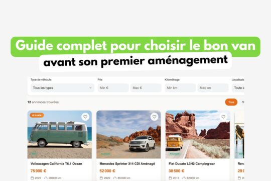 Guide pour acheter un van à aménager