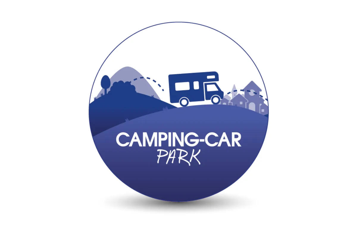 Logo de Camping-Car Park, application vanlife pour réserver une aire sécurisée pour la nuit