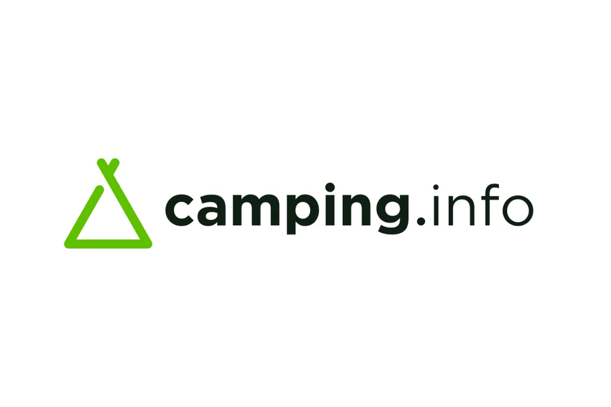 Logo de Camping.info, application vanlife pour comparer des campings pendant un road trip