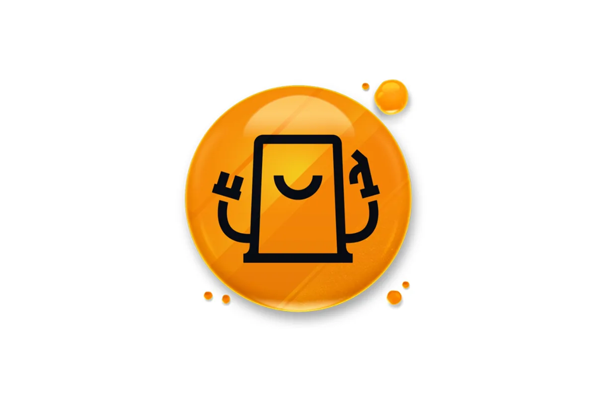 Logo de GasNow, application vanlife pour localiser les prix du carburant autour de soi