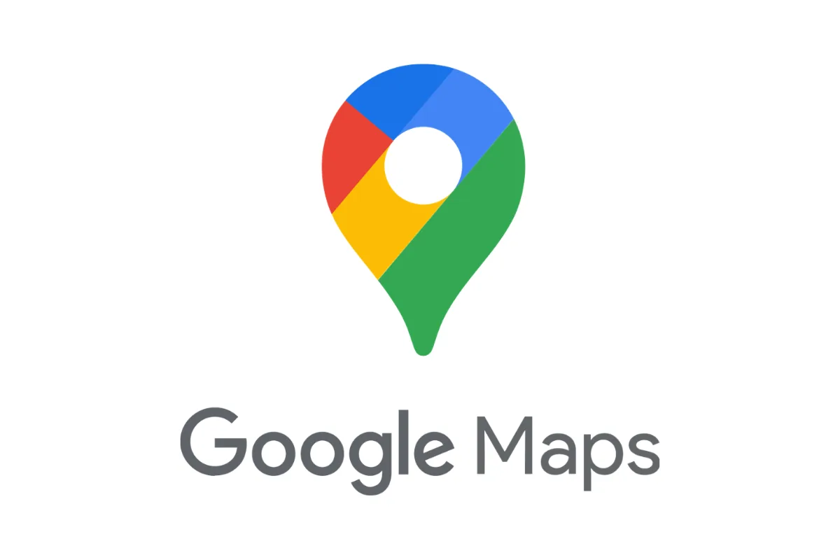 Logo de Google Maps, application vanlife pour préparer un itinéraire et trouver les services proches