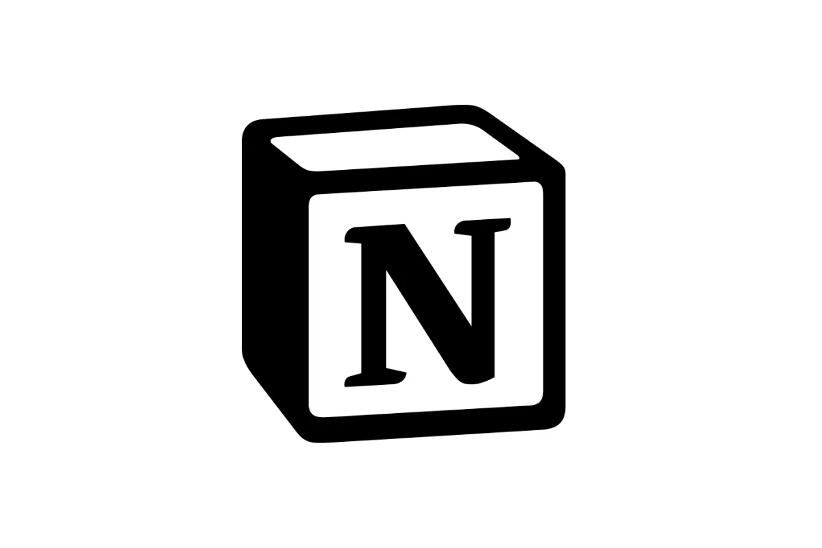 Logo de Notion, application vanlife pour organiser son itinéraire et ses préparatifs vanlife