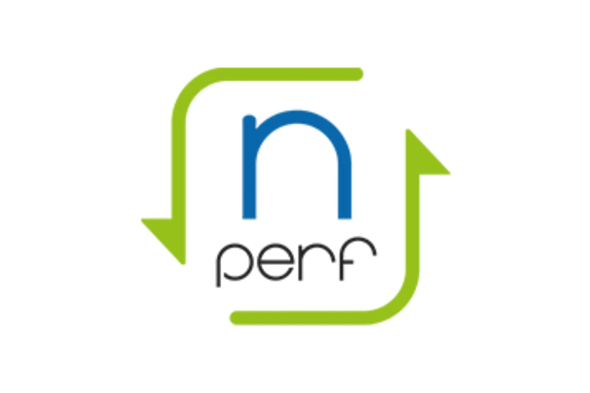 Logo de nPerf, application vanlife pour tester la qualité du réseau mobile en vanlife