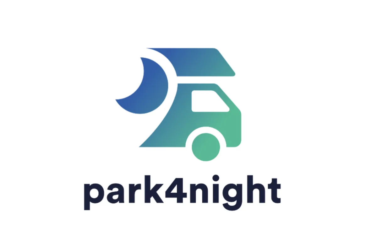 Logo de Park4Night, application vanlife pour trouver des spots et aires de stationnement fiables