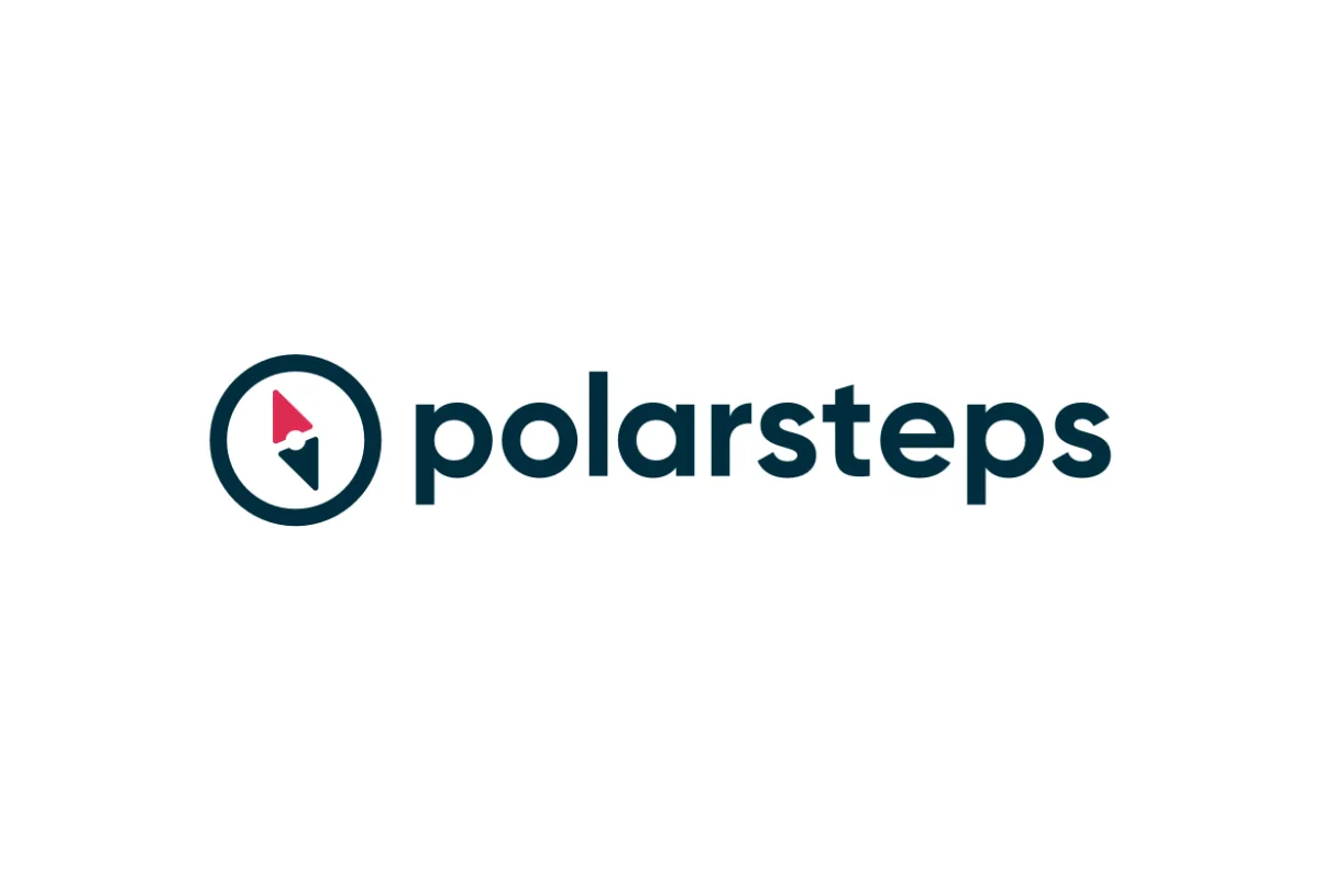 Logo de Polarsteps, application vanlife pour créer un carnet de voyage automatiquement