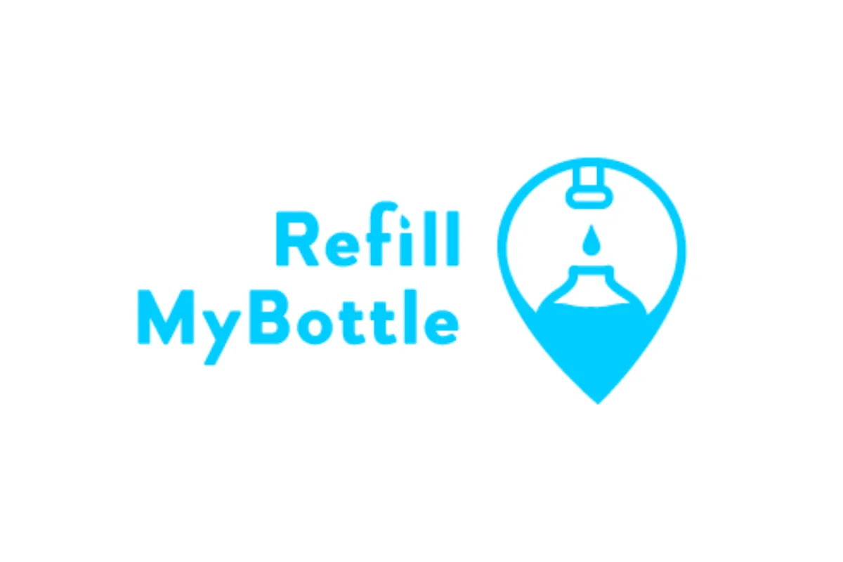 Logo de RefillMyBottle, application vanlife pour repérer des points d’eau potable en voyage