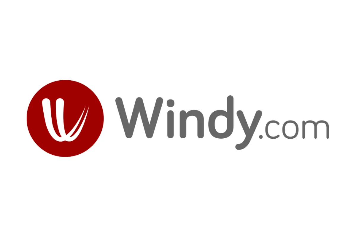 Logo de Windy, application vanlife pour anticiper le vent et les conditions météo détaillées