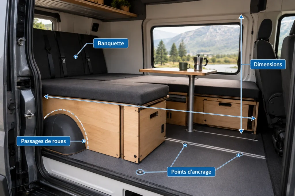 Points à vérifier pour choisir un kit d’aménagement compatible avec son van
