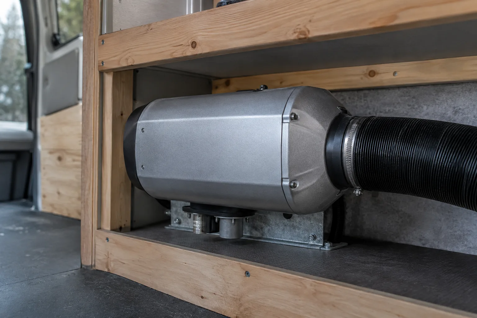 Eberspächer Airtronic S2 D2L, chauffage van aménagé Chauffage diesel Eberspächer Airtronic S2 D2L pour van en montagne